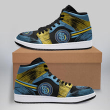 Load image into Gallery viewer, San Diego Chargers &amp; San Diego Padres Air Jordan Sneakers For Men &amp; Women SJ20097