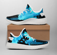 Load image into Gallery viewer, Donald Duck Apparel Men/Women Lightweight Construction Yeezy Boost Shoes Black/White Full Plus Size Best Gift Printed Logo Team