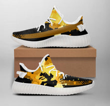 Load image into Gallery viewer, Goofy 2 Apparel Men/Women Lightweight Construction Yeezy Boost Shoes Black/White Full Plus Size Best Gift Printed Logo Team
