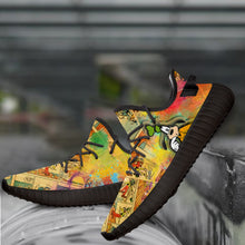 Load image into Gallery viewer, Goofy Apparel Men/Women Lightweight Construction Yeezy Boost Shoes Black/White Full Plus Size Best Gift Printed Logo Team