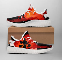 Load image into Gallery viewer, Mickey Mouse 2 Apparel Men/Women Lightweight Construction Yeezy Boost Shoes Black/White Full Plus Size Best Gift Printed Logo Team
