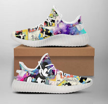 Load image into Gallery viewer, Mickey Mouse Men/Women Lightweight Yeezy Boost 350 V2 Lightning Personalized Full Color Full Plus Size Best Gift Printed Logo Team