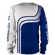 Load image into Gallery viewer, Tottenham Hotspur Apparel Unisex Long Sleeve Cozy 3D Sweatshirt White/Blue Full Plus Size Best Gift Printed Logo Team