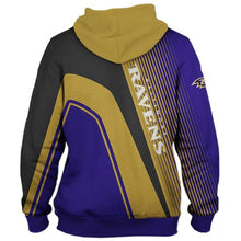 Load image into Gallery viewer, Baltimore Ravens NFL Apparel Men Polyester 3D Hoodies Custom Personalized Full Color Full Plus Size Best Gift Printed Logo Team