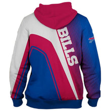 Load image into Gallery viewer, Buffalo Bills NFL Apparel Men Polyester 3D Hoodies Custom Personalized Full Color Full Plus Size Best Gift Printed Logo Team