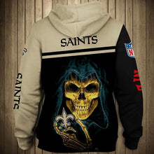 Load image into Gallery viewer, New Orleans Saints NFL Apparel Men Polyester 3D Hoodies Custom Personalized Full Color Full Plus Size Best Gift Printed Logo Team