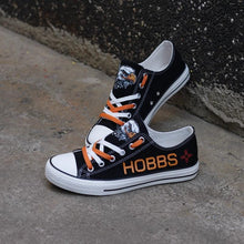 Load image into Gallery viewer, Hobbs High School Apparel Unisex Breathable Canvas Shoes Black Full Plus Size Best Gift Printed Logo Team