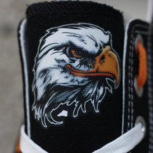 Load image into Gallery viewer, Hobbs High School Apparel Unisex Breathable Canvas Shoes Black Full Plus Size Best Gift Printed Logo Team