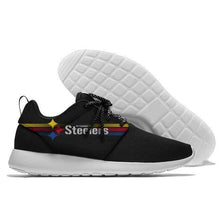Load image into Gallery viewer, Pittsburgh Steelers NFL Apparel Lightweight Comfort Sport Shoes Sneaker Personalized Full Color Full Plus Size Best Gift Printed Logo Team