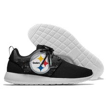 Load image into Gallery viewer, Pittsburgh Steelers NFL Apparel Lightweight Comfort Sport Shoes Sneaker Personalized Full Color Full Plus Size Best Gift Printed Logo Team