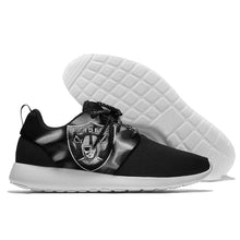 Load image into Gallery viewer, Oakland Raiders NFL Apparel Lightweight Comfort Sport Shoes Sneaker Personalized Full Color Full Plus Size Best Gift Printed Logo Team