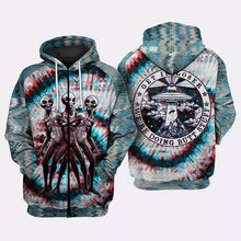 Load image into Gallery viewer, Funny Psychedelic Alien UFO 3D Hoodies Personalized Full Color Full Plus Size Best Gift Printed Logo Team