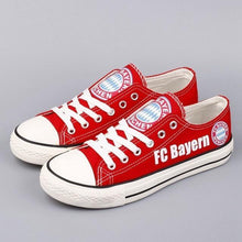 Load image into Gallery viewer, FC Bayern Munich Apparel Unisex Breathable Canvas Shoes Red Full Plus Size Best Gift Printed Logo Team