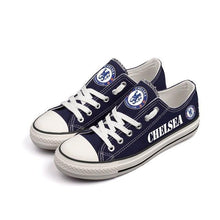 Load image into Gallery viewer, FC Chelsea Apparel Unisex Breathable Canvas Shoes Blue Full Plus Size Best Gift Printed Logo Team