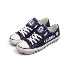 Load image into Gallery viewer, FC Chelsea Apparel Unisex Breathable Canvas Shoes Blue Full Plus Size Best Gift Printed Logo Team