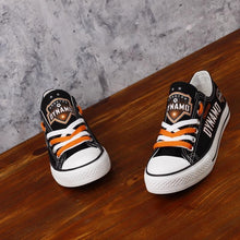 Load image into Gallery viewer, Houston Dynamo Apparel Unisex Breathable Canvas Shoes Black/White Full Plus Size Best Gift Printed Logo Team