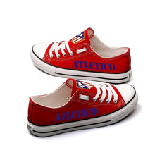 Load image into Gallery viewer, Atletico Madrid Apparel Unisex Breathable Canvas Shoes Red Full Plus Size Best Gift Printed Logo Team