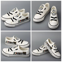 Load image into Gallery viewer, Juventus Apparel Unisex Breathable Canvas Shoes Black/White Full Plus Size Best Gift Printed Logo Team