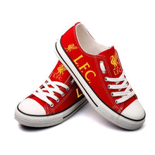 Load image into Gallery viewer, Liverpool Apparel Unisex Breathable Canvas Shoes Red Full Plus Size Best Gift Printed Logo Team
