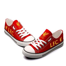 Load image into Gallery viewer, Liverpool Apparel Unisex Breathable Canvas Shoes Red Full Plus Size Best Gift Printed Logo Team