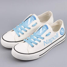 Load image into Gallery viewer, Napoli Apparel Unisex Breathable Canvas Shoes White Full Plus Size Best Gift Printed Logo Team