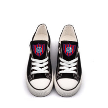 Load image into Gallery viewer, San Lorenzo Apparel Unisex Breathable Canvas Shoes Blue/Black Full Plus Size Best Gift Printed Logo Team