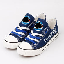 Load image into Gallery viewer, Unione Calcio Sampdoria Apparel Unisex Breathable Canvas Shoes Blue Full Plus Size Best Gift Printed Logo Team