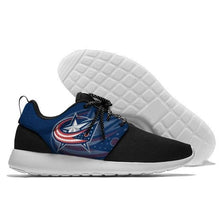 Load image into Gallery viewer, Columbus Blue Jackets NHL Apparel Unisex Breathable Sneaker Lightweight Shoes Personalized Full Color Full Plus Size Best Gift Printed Logo Team