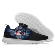 Load image into Gallery viewer, Columbus Blue Jackets NHL Apparel Unisex Breathable Sneaker Lightweight Shoes Personalized Full Color Full Plus Size Best Gift Printed Logo Team