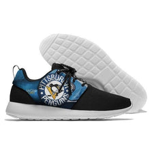 Load image into Gallery viewer, Pittsburgh Penguins NHL Apparel Lightweight Comfort Sport Shoes Sneaker Personalized Full Color Full Plus Size Best Gift Printed Logo Team