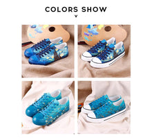 Load image into Gallery viewer, Vincent Van Gogh Famous Paintings Shoes Apparel Unisex Breathable Women Canvas Shoes Black Full Plus Size Best Gift Printed Logo Team