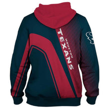 Load image into Gallery viewer, Houston Texans NFL Unisex Polyester Blend Zipper/Pullover 3D Sweatshirt Personalized Full Color Full Plus Size Best Gift Printed Logo Team