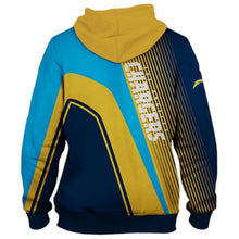 Load image into Gallery viewer, Los Angeles Chargers NFL Unisex Polyester Blend 3D Hoodies Pullover Personalized Full Color Full Plus Size Best Gift Printed Logo Team