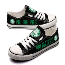 Load image into Gallery viewer, Sociedade Esportiva Palmeiras Apparel Unisex Breathable Canvas Shoes Black Full Plus Size Best Gift Printed Logo Team