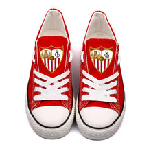 Load image into Gallery viewer, Sevilla FC Apparel Unisex Breathable Canvas Shoes Red Full Plus Size Best Gift Printed Logo Team