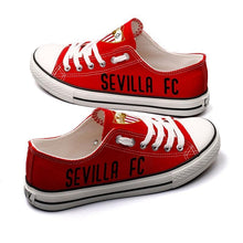 Load image into Gallery viewer, Sevilla FC Apparel Unisex Breathable Canvas Shoes Red Full Plus Size Best Gift Printed Logo Team