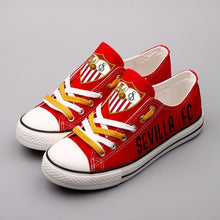 Load image into Gallery viewer, Sevilla FC Apparel Unisex Breathable Canvas Shoes Red Full Plus Size Best Gift Printed Logo Team