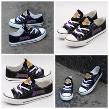 Load image into Gallery viewer, Los Angeles Lakers NBA Apparel Unisex Breathable Shoes Custom Limited Black Full Plus Size Best Gift Printed Logo Team