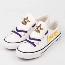 Load image into Gallery viewer, Los Angeles Lakers NBA Apparel Unisex Breathable Shoes Custom Limited Black Full Plus Size Best Gift Printed Logo Team