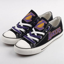 Load image into Gallery viewer, Los Angeles Lakers NBA Apparel Unisex Breathable Shoes Custom Limited Black Full Plus Size Best Gift Printed Logo Team