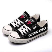 Load image into Gallery viewer, Chicago Bulls NBA Apparel Unisex Breathable Shoes Custom Limited Black Full Plus Size Best Gift Printed Logo Team