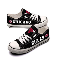 Load image into Gallery viewer, Chicago Bulls NBA Apparel Unisex Breathable Shoes Custom Limited Black Full Plus Size Best Gift Printed Logo Team
