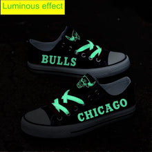 Load image into Gallery viewer, Chicago Bulls NBA Apparel Unisex Breathable Shoes Custom Limited Black Full Plus Size Best Gift Printed Logo Team