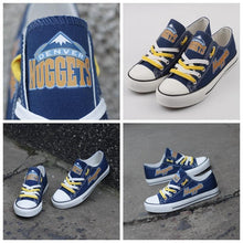 Load image into Gallery viewer, Denver Nuggets NBA Apparel Unisex Breathable Shoes Custom Limited Black/Blue/White Full Plus Size Best Gift Printed Logo Team
