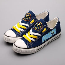 Load image into Gallery viewer, Denver Nuggets NBA Apparel Unisex Breathable Shoes Custom Limited Black/Blue/White Full Plus Size Best Gift Printed Logo Team