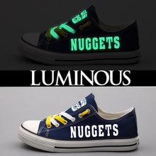 Load image into Gallery viewer, Denver Nuggets NBA Apparel Unisex Breathable Shoes Custom Limited Black/Blue/White Full Plus Size Best Gift Printed Logo Team