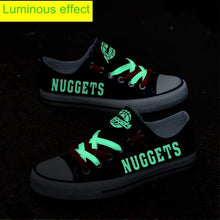 Load image into Gallery viewer, Denver Nuggets NBA Apparel Unisex Breathable Shoes Custom Limited Black/Blue/White Full Plus Size Best Gift Printed Logo Team