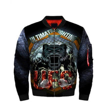 Load image into Gallery viewer, UFC MMA Apparel Men Fierce Tiger 3D Zipper Bomber Jacket Personalized Full Color Full Plus Size Best Gift Printed Logo Team