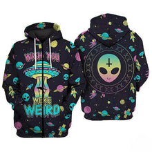 Load image into Gallery viewer, Crazy Extra-Terrestrial Funny Men 3D Polyester Hoodie Sweatshirt Personalized Full Color Full Plus Size Best Gift Printed Logo Team