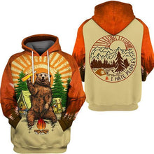 Load image into Gallery viewer, Fun Bear Beer I Hate People Men 3D Polyester Hoodie Sweatshirt Personalized Full Color Full Plus Size Best Gift Printed Logo Team